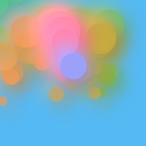 彩色气泡鼠标跟随互动壁纸