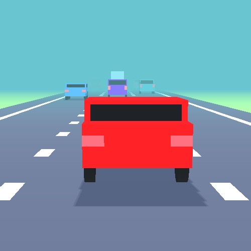 模拟高速开车小游戏